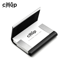 citiup business card holder mens and womens business large capacity fashion creative metal business card box Custom logo lettering Exhibition business card box Portable portable simple personality business card storage box