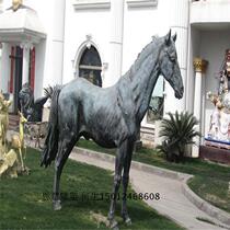 Supply Horse Sculpture Hotel Outdoor Grass FRP Horse Sculpture Players Resin Animal Sculpture Customized