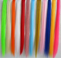 Wig piece female candy color gradient color clip straight hair piece hair piece hair piece color hair piece piece