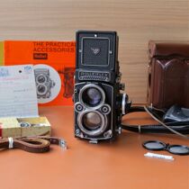 (Full collection)Rolleiflex 2 8F Planar Original Accessory with Proof of purchase