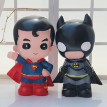 Avengers Creative Superman Piggy Bank Spider-man Hulk Thor Captain America Batman Piggy Bank