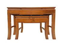 Haixin Taiwan pine art god table African Huanghuali Non-yellow echo pattern for the table Taiwan Buddha table 155 wide