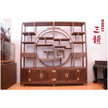 Redwood furniture red sour branch wood furniture antique furniture multi-treasure antique frame Moon Cave red sour branch ancient frame