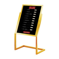 Hotel billboard Square tube Thai sign Stainless steel water sign Poster display Welcome card Standing card Recruitment card