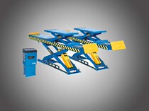 Factory Direct Treasure 4 tons T large scissor sub-double-layer four-wheel alignment lift U-D40 domestic pump