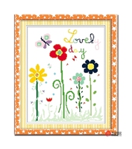 Precision printing DMC cross stitch kit * Flower World (HC2757)