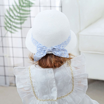 Baby hat 6-12 months small flower girl baby straw hat sunshade sun hat childrens beach hat 1-3 years old summer