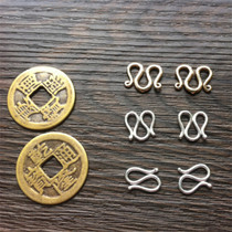 Copper gold plated 24K bracelet buckle Necklace buckle M buckle S buckle Fidelity does not fade