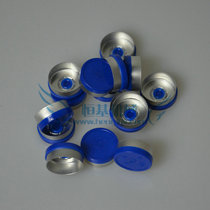 20 teeth blue frosted Aluminum plastic cap penicillin Cillin bottle cap stock liquid bottle cap positioning easy tear pull lid special offer