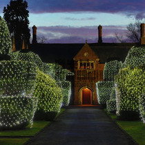 LED warm white Net Light curtain light string light string light flashing light outdoor waterproof light string Christmas and New Year decorative light