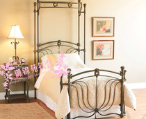 yD515 European-style iron bed single bed eight-foot bed apartment bed 1 5 meters iron frame bed iron bed 1 8 meters