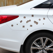 Car sticker simulation bullet hole bullet hole sticker body pull flower personalized car sticker gun bullet sticker Scratch Sticker