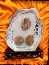 Nanjing Terrafic Natural Rain Flowers Stone Boutique Original Stone Gift Boxed Iceberg High-end Pendulum for Business Gift Cite