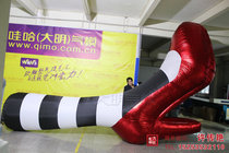  Inflatable simulation high heels air mold Inflatable leather shoes air mold hanging decorative shoes air mold