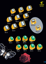 Hot selling Inlaid gem gold tools Ring holder DIY mold Gold and silver copper processing jewelry gypsum mold