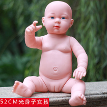 Full soft glue childrens toys doll simulation baby housekeeping month training nursery passive exercise rubber model early education