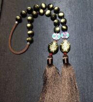 New natural Mexican gold obsidian car hanging on demand jewelry hand-woven fashion to keep safe