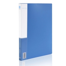 Del 5301 A4 single strong clip folder slip pocket folder Office folder single clip