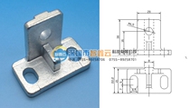 Mechanical accessories L fixed block NGL-T02 Day aluminum profile JE40D050 aluminum bar L connected fixed block