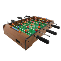 Childrens 6-pole mini luxury tabletop football machine Outdoor indoor sports toy boy wooden football table Home use