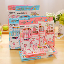 Painting stationery childrens oil painting stick art painting supplies childrens crayons students 12 colors 18 colors 24 colors 36 colors