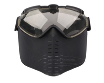 Road new black China neutral easy advanced with fan mask anti-fog protection wild tactical mask riding