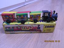 Nostalgic tin clockwork train toy