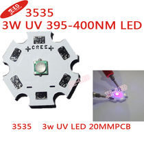 New Guanghong 3W UV 395 400NM 420NM wavelength imitation CREE3535LED lamp beads