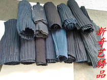 Old embroidery piece Miao handmade fabric old fold skirt linen cloth a roll price random delivery T2452