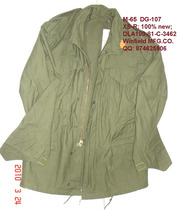 (Original)US ARMY standard OG107 Army Green M-65 Windbreaker jacket