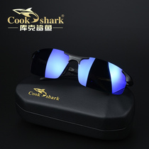 cook shark Cook shark sunglasses mens polarized driver mirror drive driving mens glasses trendy sunglasses