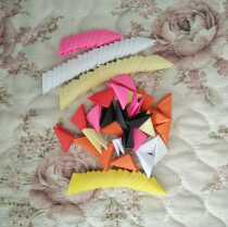 Triangle insert 2cm isosceles triangle finished semi-finished products 4*5 2CM fold 100 manual work student homework