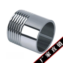 304 Stainless Steel Single Tip Threaded Stainless Steel Pipe Single Tip Threaded Water Pipe Joint Welded Outer Threaded Single Threaded Teeth