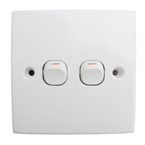 Oulong switch Socket switch panel two-position switch Single control switch