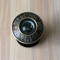 New home anti-theft cat eye glass door mirror old imitation antique anti-theft anti-tear metal protectors anti-spin open