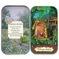 YANOMAN handmade miniature scene model kit forest seclusion 516-11