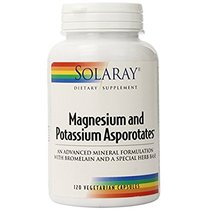 Solaray Magnesium and Potassium Asporotates with Bromelain