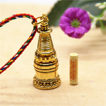 Alloy stupa pendants the victory of the King the relief Tower the amulet the amulet the pagoda the mantra