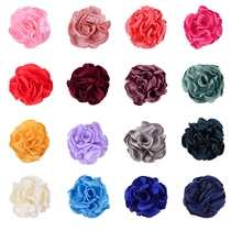 5cm small burning edge hot edge curling simulation fabric flower shoes flower floral headdress hat flower holding flower full