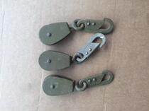 Set up antenna pulleys and fixed pulleys for various radio stations