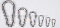 304 spring buckle stainless steel national standard shackle spring buckle snap snap buckle safety buckle chain buckle spring hook
