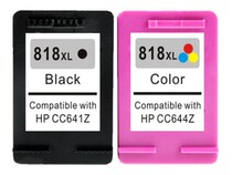 Chen Garright compatible HP 818 818b Jane Black color ink cartridges