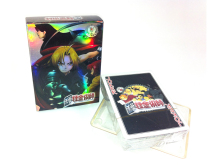 Collection Playing Cards Cartoon Poker Card Game Physical Perimeter Cartoon Cartoon Poker Steel Alchemist