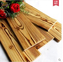 Green wood ecological wood carbonized wood sauna board wall panel wall skirt board Xian processing plant solid wood gusset