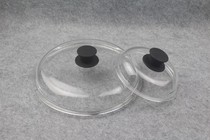 Exported to Germany high borosilicate transparent glass pot cover High strength and temperature resistance 161820cm24cm26cm28cm30cm