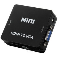  Computer projector video adapter Notebook HDMI to VGA projector converter adapter with audio