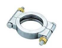 Yuanchuan sanitary stainless steel quick-loading high-pressure heavy-duty clamps Heavy-duty clamps 13MHP double-bolt clamps