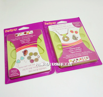 American imported sculpey soft pottery gem making mold gem base support mold jewelry frame mold