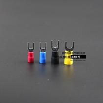 Fork-shaped pre-insulated cold-pressed end SV1 25-4 UT sheathed terminal block SV1-4 1000
