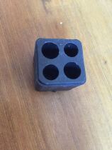 25 * 25 Single-charging door and window plastic part square pipe plastic piece